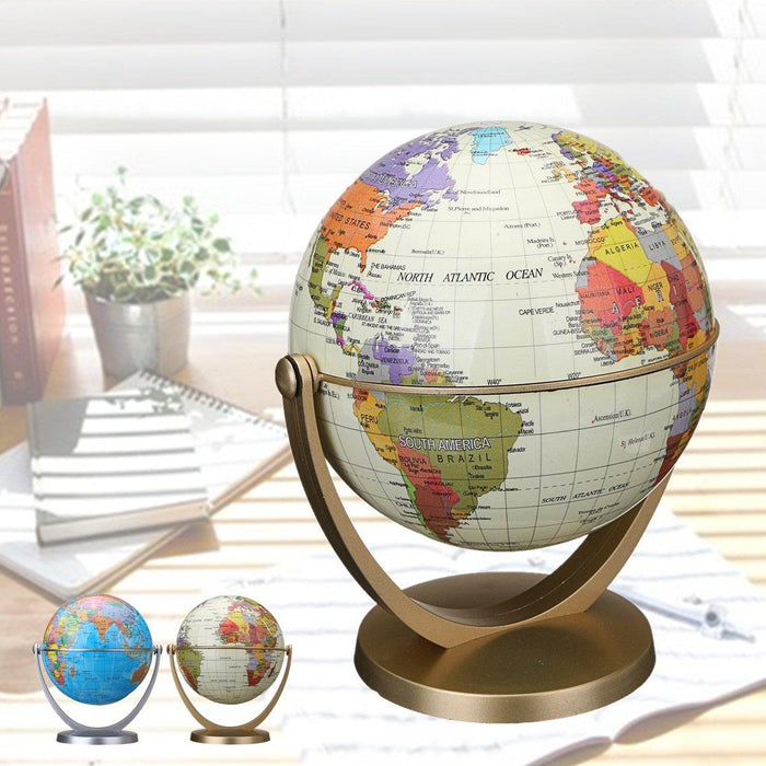 360 Dregee Rotating Globes Earth Ocean Globe World Geography Map Table Desktop