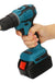 21V Electric Cordless Drill Driver Dual Speed 150Nm Torque Li-ion Battery