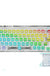 Bluetooth Mechanical Keyboard Transparent Case Hot-swappable Gasket Structure