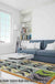 Feblilac Bird Reflections Handmade Tufted Acrylic Livingroom Carpet Area Rug by Liz Gamberg Studio from US