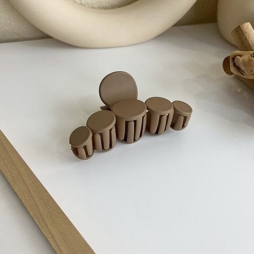 Coffee Hair Clip - Round - Okeihouse