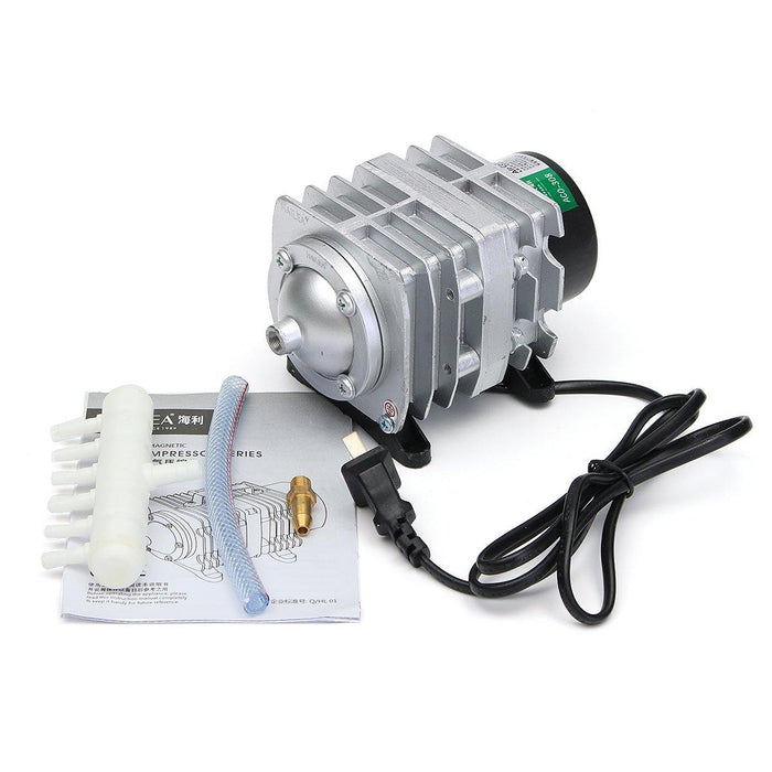 45L/min 25W Electromagnetic Air Compressor Aquarium Oxygen Pond Air Pump Aerator