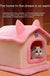 Cute Princess Cat Nest Thickened Puppet Winter Cat Pet Princess Bed