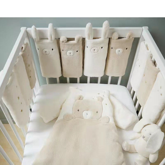 Crib Bed Circumference Newborn Anti-collision Cloth Split