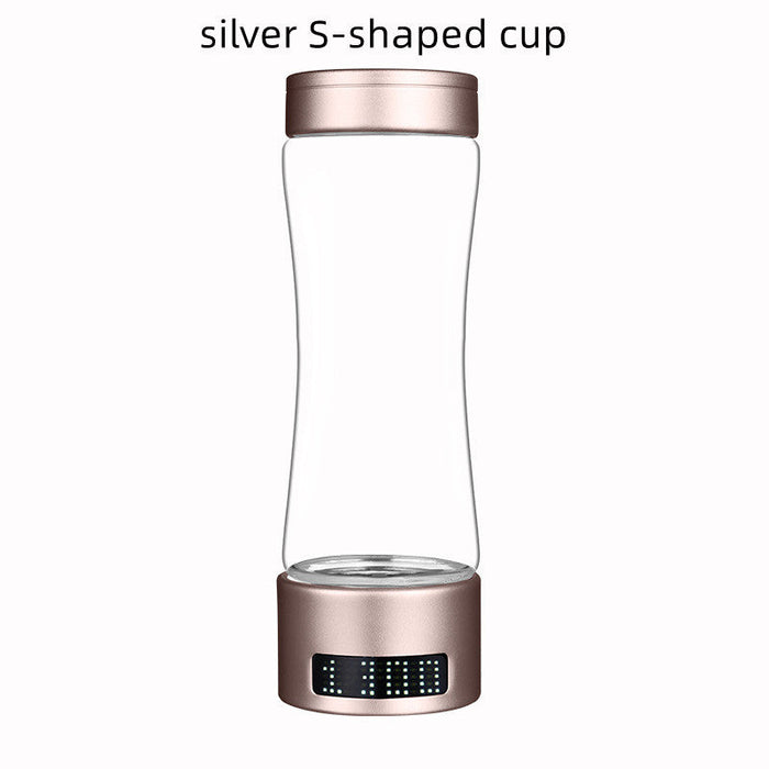 Convenient Glass Bottle High Concentration Intelligent Hydrogen Rich Water Cup