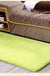 Feblilac Rectangular Solid Light Green Thickened Tufted Bath Mat