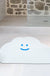 Cute White Cloud Diatomaceous Earth Bath Mat