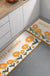 Cute Yellow Flower Kitchen Mat