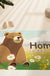 Feblilac Bear and Garden PVC Coil Door Mat