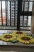 Feblilac Three Sunflowers Tufted Bathmat