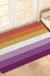 Feblilac Purple and Red LGBT Flag Nylon Door Mat