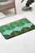 Feblilac Golden and Green Ginkgo Leaf Tufted Bath Mat