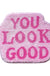 Feblilac Pink You Look Good Tufted Bath Mat