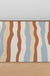 Feblilac Blue and Orange Colored Stripes PVC Coil Door Mat