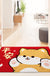 Feblilac Orange Cat PVC Coil Door Mat