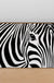 Feblilac Zebra Black And White PVC Coil Door Mat