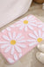 Feblilac Cute Daisy Bathmat, Pink/Blue/Green/Beige/Grey Floral Bathroom Rug