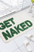 Feblilac Green Get Naked Bath Mat