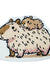 Feblilac Capybara Mother and Child Tufted Bath Mat