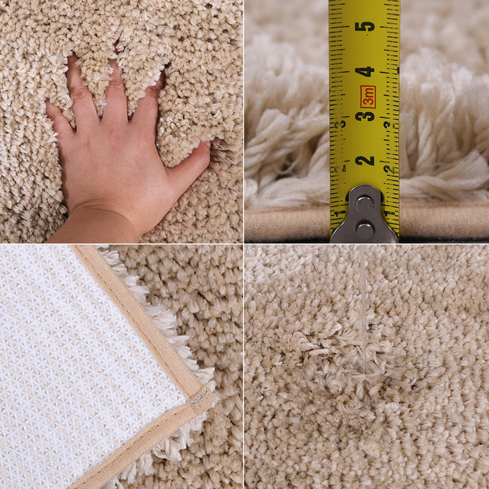 Feblilac Solid Color Long Mat for Bathroom Runner Doorway Mat