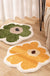 Feblilac Abstract Daisy Flower Bath Area Mat