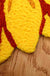 Feblilac Woven Acrylic Fibers Sunflower Door Mat