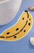 Cute Banana Bath Mat, Irregular Fruit Bathroom Rug, Tufting Mat for Bathroom