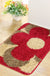 Feblilac Big Flower Tufted Bath Mat