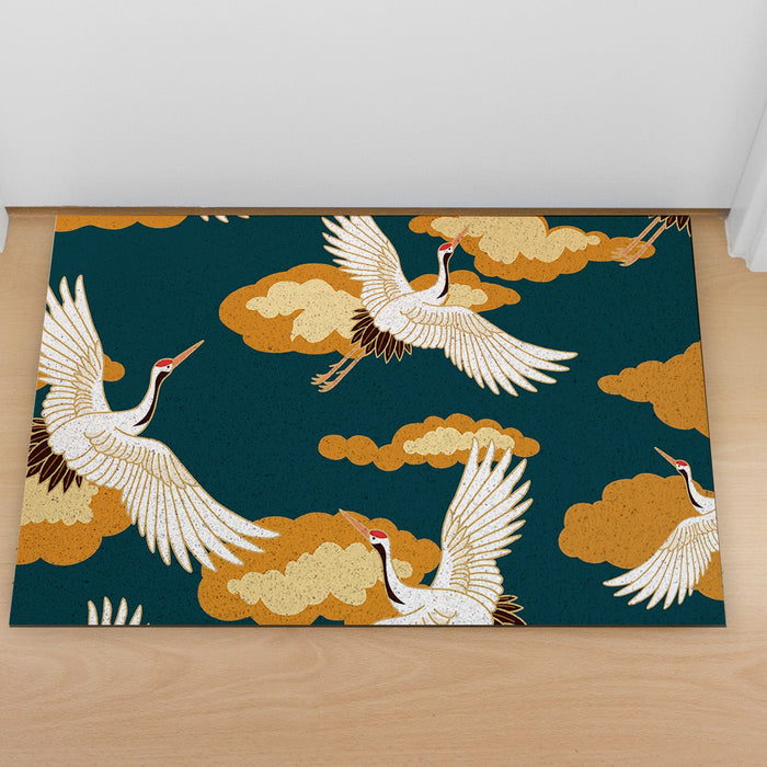 Flying Crane Entrance Door Mat