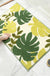 Feblilac Yellow Brown and Green Leaves Forest Bath Mat