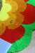 Feblilac Sun Flower Tufted Bathmat