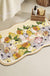 Feblilac Flowers Oil Painting Diatomaceous Earth Bathmat