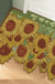 Feblilac Sunflowers And Green Leaves PVC Leather Entrance Door Mat