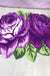 Feblilac Two Rose Flower Tufted Bath Mat