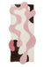 Feblilac Abstract Rose Tea Bedroom Runner