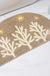 Feblilac Semicircle Daisy Tufted Bath Mat