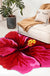 Feblilac Hibiscus Rosa-Sinensis Tufted Bath Mat