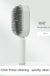 Self Cleaning Anti-Static Hair Brush - Okeihouse