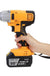 12000mAh 320Nm Electric Powerful Cordless Impact Wrench LED Light Torque Drill Machine