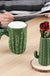 Cactus Creative Personality High Value Ceramic Cup With Lid