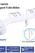 Dual Nozzle Portable Bidet Toilet Seat Attachment Non-Electric Mechanical Fresh Cleaning Device