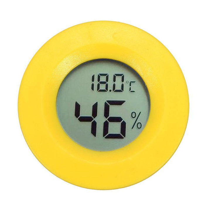 Mini Digital LCD Temperature Humidity Meter Thermometer Hygrometer Round