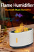 Flame Humidifier Bluetooth Remote Control LED Light Aromatherapy Humidifier Customized 150ml Flame Aromatherapy Machine