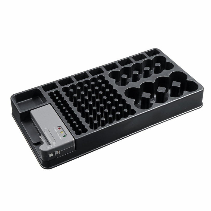 98Grids Battery Organizer Storage Holder with Removable Battery Tester Case