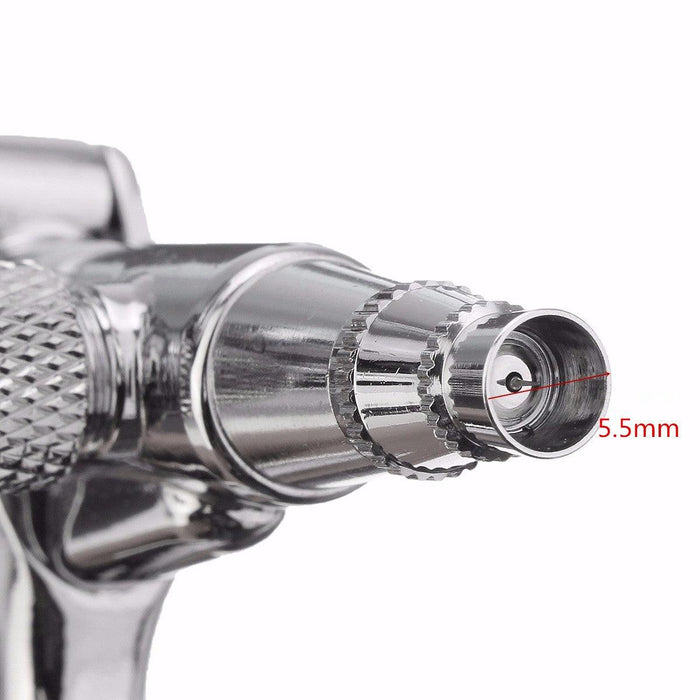 Dual Action 0.3mm 7cc and 11cc Airbrush Spray Gun Airbrush for Model Paint Tattoo