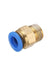 Machifit Pneumatic Connector Quick Joint PC Straight Male Thread Pipe Fittings 8-01/02/03/04