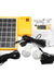 Solar Power Panel Generator Kit 5V USB Charger Home System with 3 LED Bulbs Light