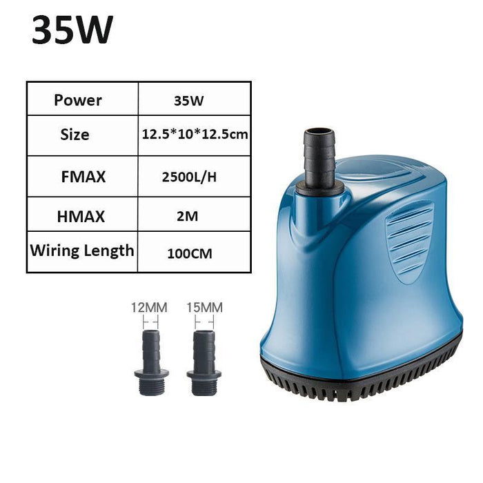 Low Noise 220V 55/45/25/7W 4500-560L/H Fish Tank Pond Aquarium Water Pump Submersible Water Fountain Pump Submersible Fountain Circulation Water Pump