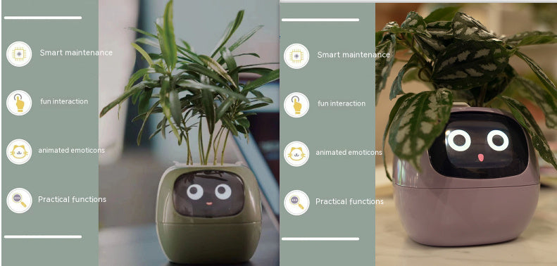 Facial Expression Control Intelligent Flower Pot