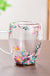 Creative Household Coffee Milk Dried Flower Quicksand Double Layer Glass Cup